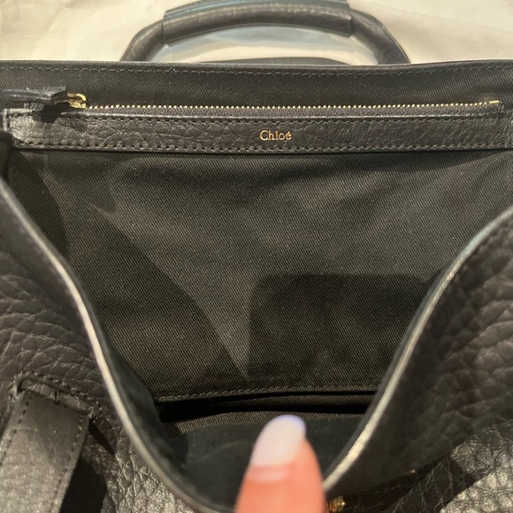Authentic Chloe black leather bag - Picture 11 of 15